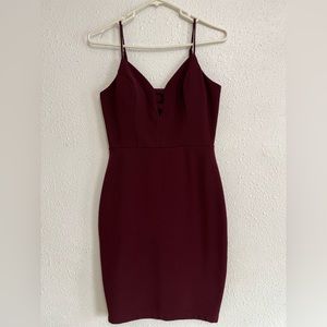 Midi body contour dress